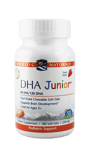 Omega Oil, DHA Junior 180 soft gels (오메가-3오일/3세 이상용)