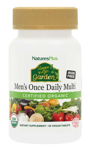 NaturesPlus Men’s Once Daily Multi 30 vegan tablets
