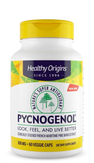 Healthy Origins Pycnogenol 100mg 60 vcaps