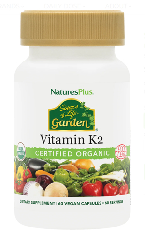 NaturesPlus Vitamin K2 120 mcg 60 vcaps