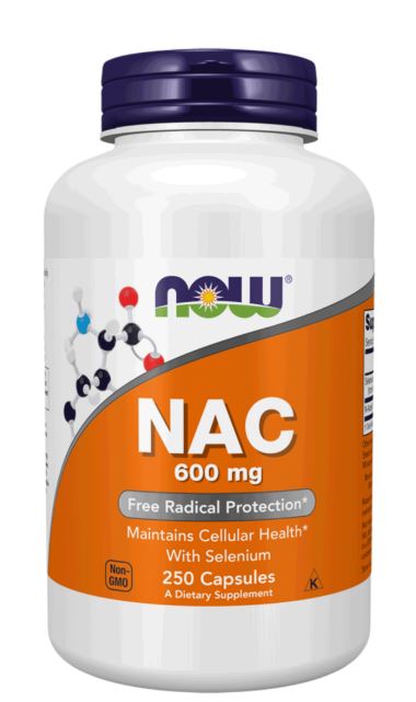 NOW NAC 600 mg with Selenium 100 vcaps