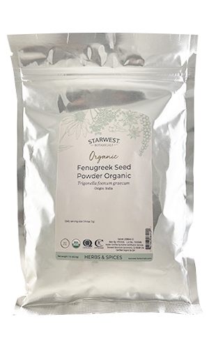 Fenugreek Seed Powder Organic 1 lb.