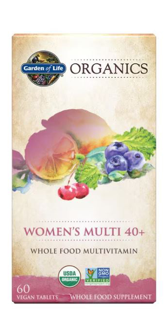 GL-Organics Women's Multi 40+ 60 Vegan Tablets