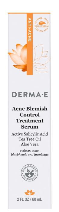 DermaE Acne Blemish Control Treatment Serum 2 oz