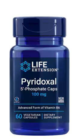 Life Extension Pyridoxal 5'-Phosphate 100 mg 60 vcaps