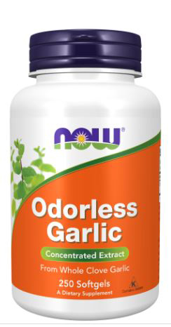 NOW Odorless Garlic Concentrated Extract 250 softgels