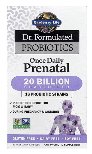 GL-Dr. Formulated Probiotics Once Daily Prenatal 20 Billion 30 vcaps 