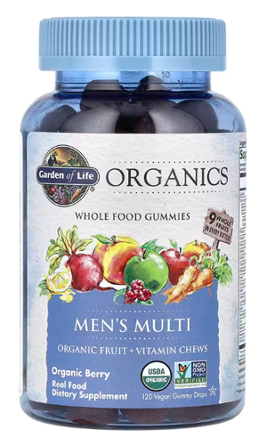 GL-Organics Men's Multi Organic Berry 120 Gummy