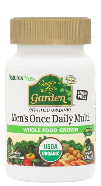 Source of Life Garden Men’s Once Daily Multi 30 vegan tablets