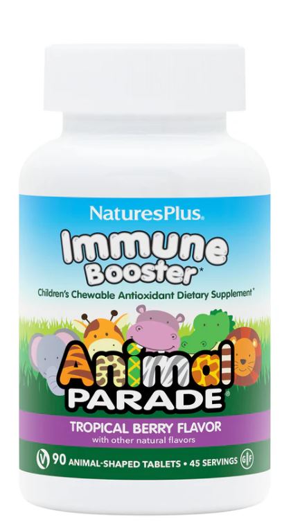 NaturesPlus Animal Parade Immune Booster Tropical Berry 90 Chewables