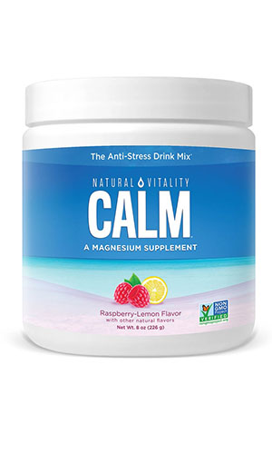 Calm Magnesium Powder (Raspberry-Lemon) 8 oz