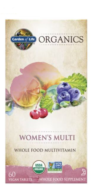 GL-Organics Women's Multi 60 Vegan Tablets