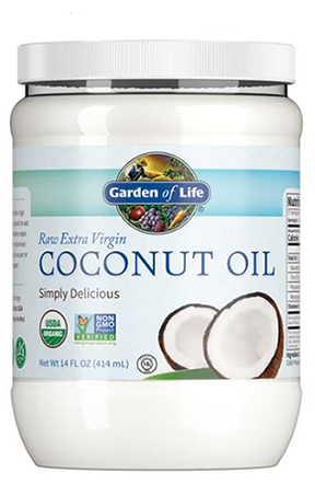 GL-Raw Extra Virgin Coconut Oil 14 fl oz (414 ml)