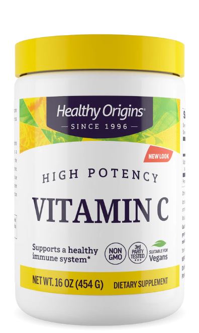 Healthy Origins Vitamin C (Ascorbic Acid) Powder 16 oz. (454 g)