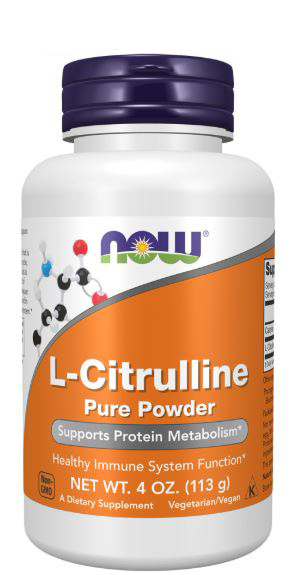 NOW L-Citrulline Powder 4 oz (113 g)