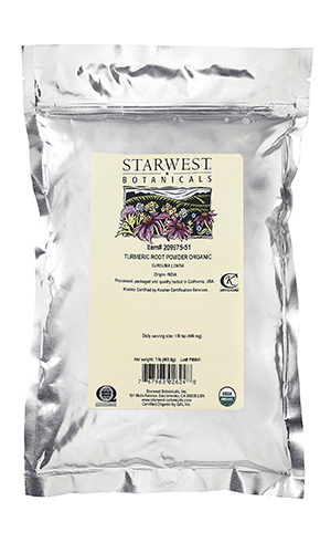 Turmeric Root Powder Organic 453 g